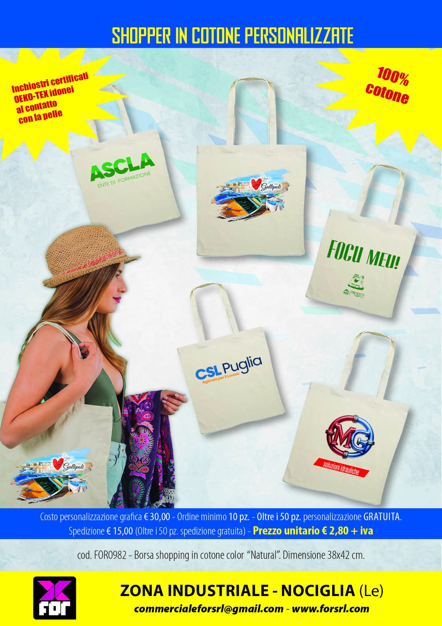 Busta Shopper Personalizzata